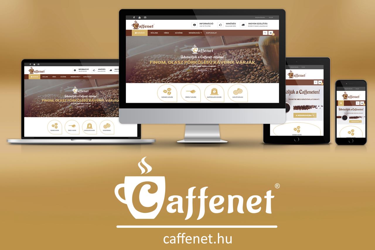 Caffenet reszponzív webáruház