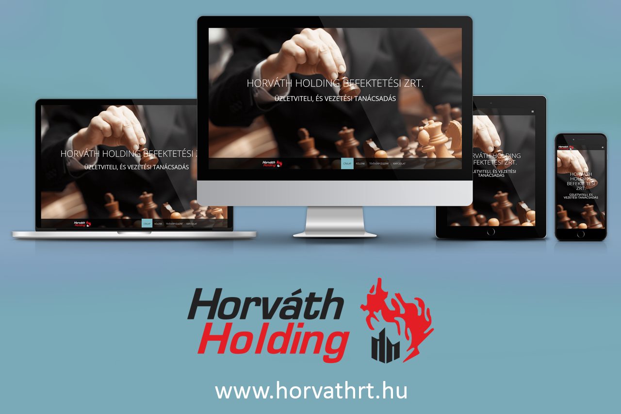 Horváth Holding reszponzív weboldal