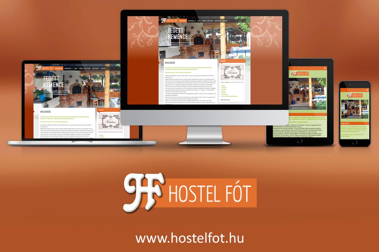 Hostel Fót weboldal