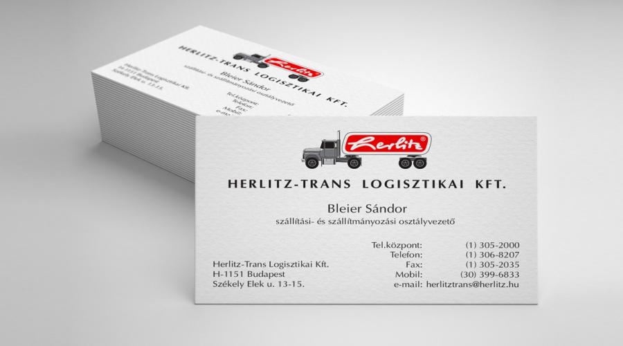 Névjegykártya - Herlitz-Trans